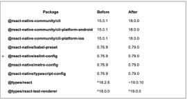 NPM package Updates